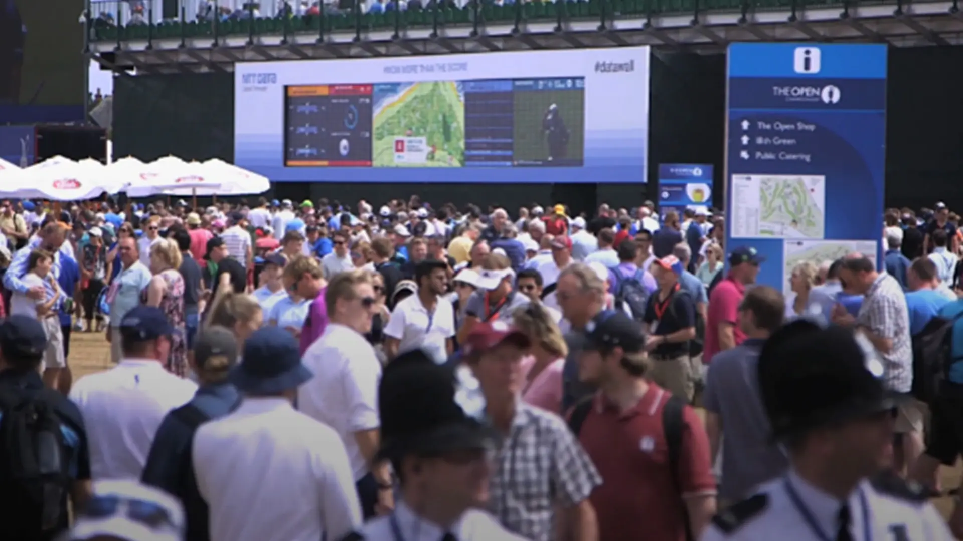 NTT Data: The Open Championship Data Wall