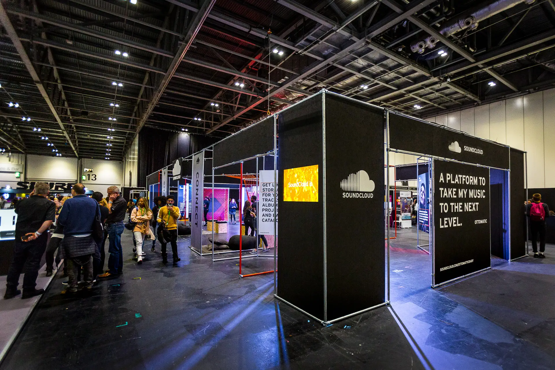 SoundCloud Stand at ExCeL London