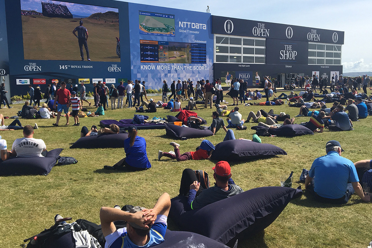 NTT Data NTT Data: The Open Championship Data Wall — event photograph 8 of 8